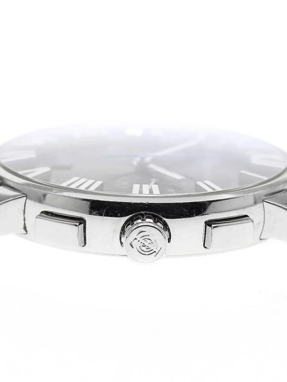 TIFFANY&Co. Atlas Dome Chronograph black Dial Quartz Men's Watch_